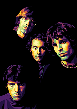 The Doors Pop Art Portrait