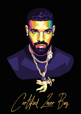 Drake Certified Lover Boy Pop Art