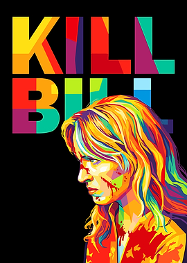Kill Bill Pop Art Poster