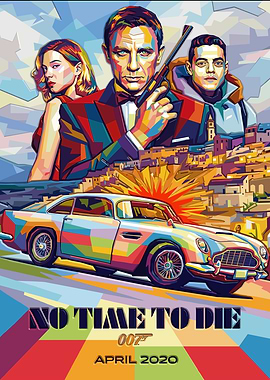 No Time To Die Pop Art Poster