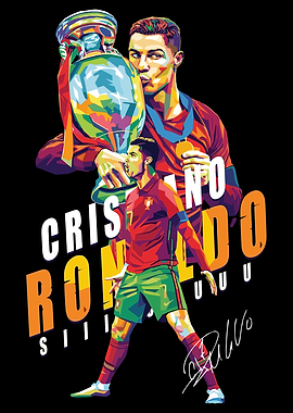 Cristiano Ronaldo Siu Pop Art