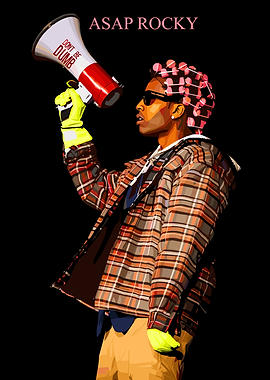 A$AP Rocky with Megaphone