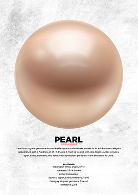 Elegant Pearl Gemstone Information