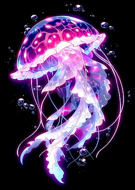 Neon Jellyfish