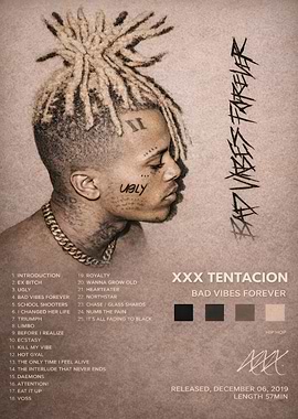 XXXTentacion Bad Vibes Forever Album Art