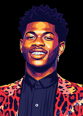 Lil Nas X Pop Art Portrait