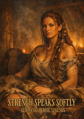 Viking Woman with Braids