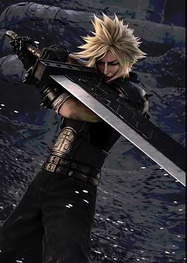 Cloud Strife with Buster Sword