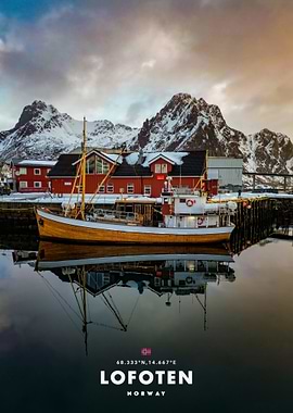 Lofoten Norway Fishing Village