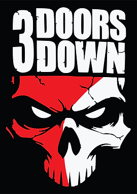 3 Doors Down Skull Logo