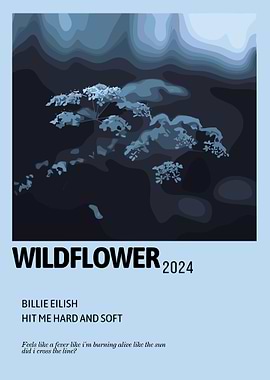 Billie Eilish Wildflower Poster