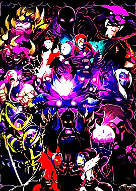 Fantasy Character Collage