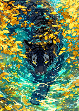 Tiger in Water