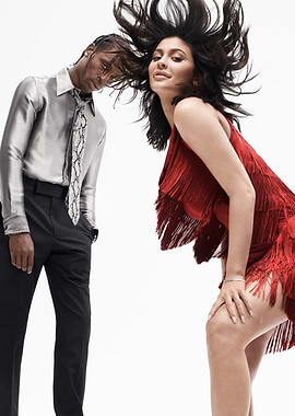 Kylie Jenner and Travis Scott Fashion Shoot