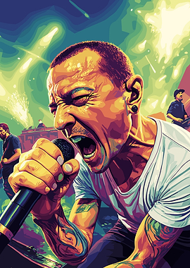 Chester Bennington Performing Live