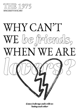 The 1975 Sincerity Is Scary Album Art