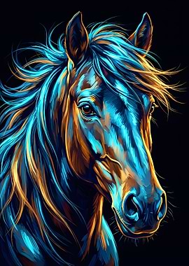 Stylized Horse Portrait