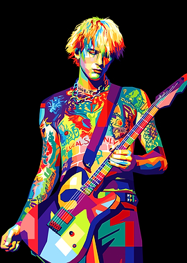 Pop Art Guitarist Machine Gun Kelly