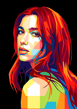 Dua Lipa Pop Art