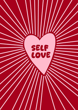 Self Love Heart with Rays