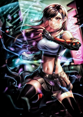 Tifa Lockhart in action