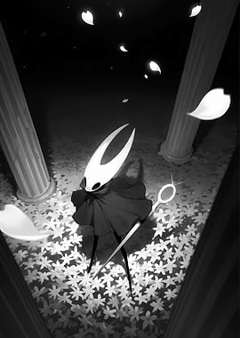 Hornet in a field of flowers