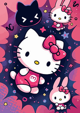 Hello Kitty and Friends in Space