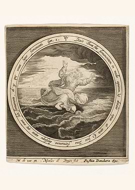 God Creating the Firmament