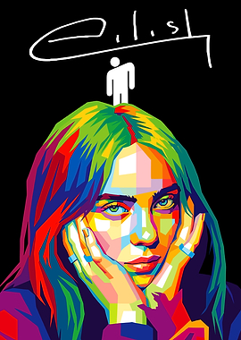 Billie Eilish wpap style