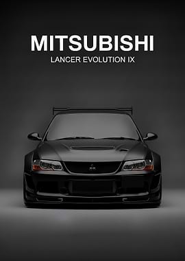 sport black Mitsubishi Lancer Evolution IX
