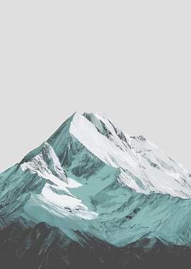 Snow-capped Mountain Peaks