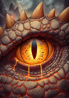 Dragon Eye with Lava