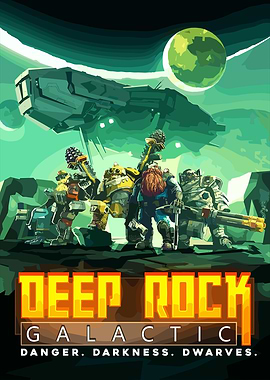 Deep Rock Galactic Poster