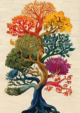 Whimsical Tree of Life