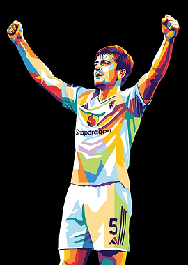 Harry Maguire Pop Art Style