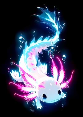 Neon Axolotl
