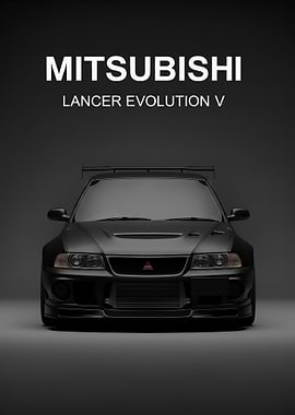 sport black Mitsubishi Lancer Evolution V