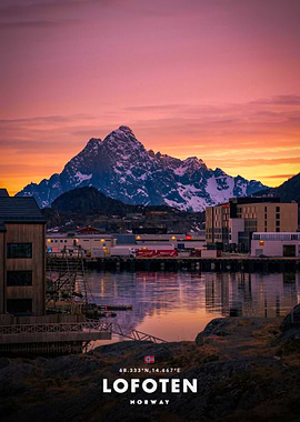 Lofoten Norway Sunset Landscape