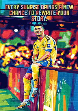 Cristiano Ronaldo Pop Art