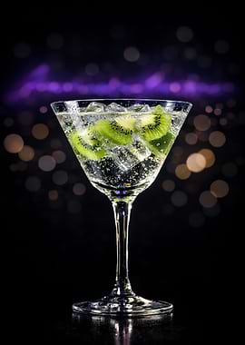 Kiwi Martini Cocktail