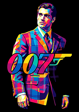 Pop Art 007 James Bond