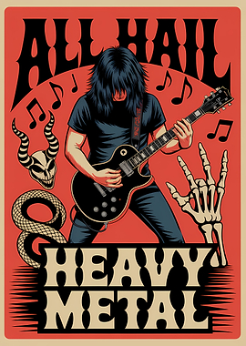 All Hail Heavy Metal Poster