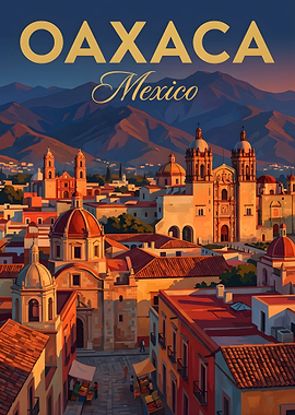 Oaxaca Mexico Cityscape