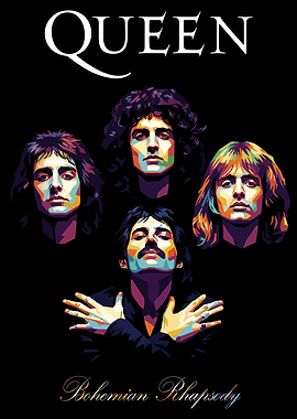 Queen Bohemian Rhapsody Pop Art