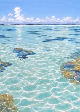 Crystal Clear Tropical Ocean Water