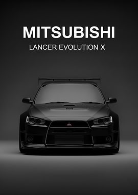 sport black Mitsubishi Lancer evo X