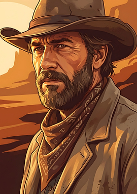 Western Cowboy Portrait