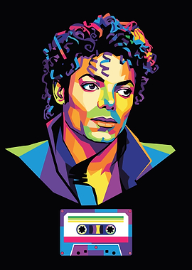 Michael Jackson Pop Art Portrait