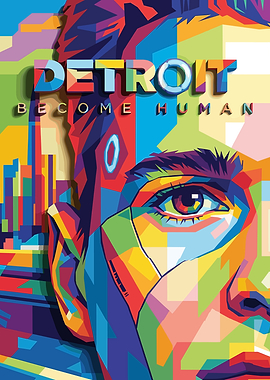 Detroit Become Human Pop Art Poster