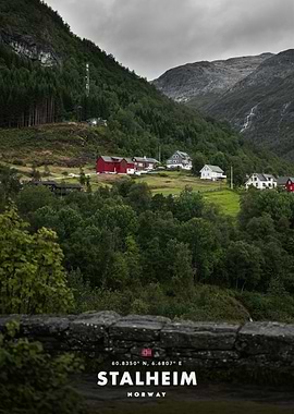 Stalheim Norway Village Landscape